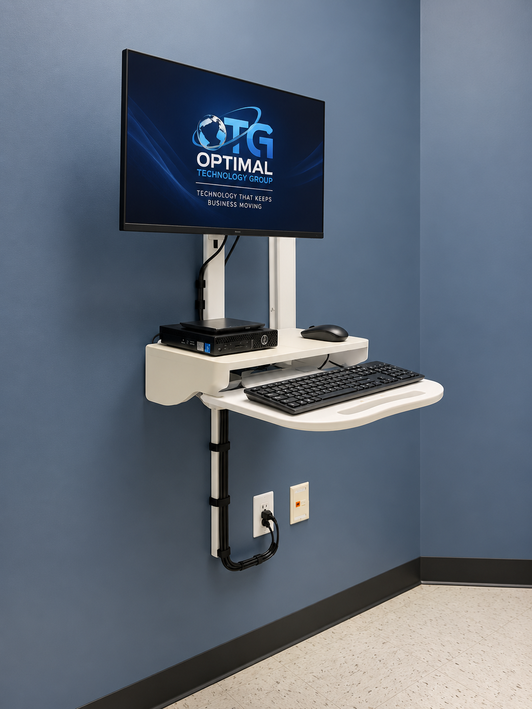 Onsite workstation setup