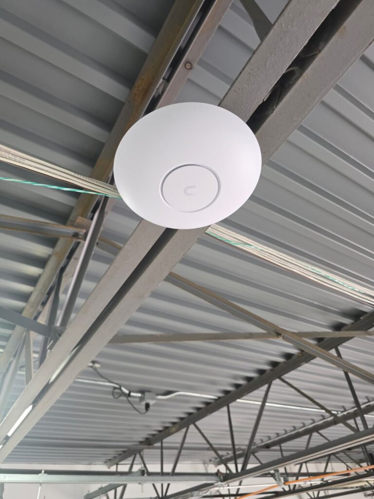 Business wireless access point installation